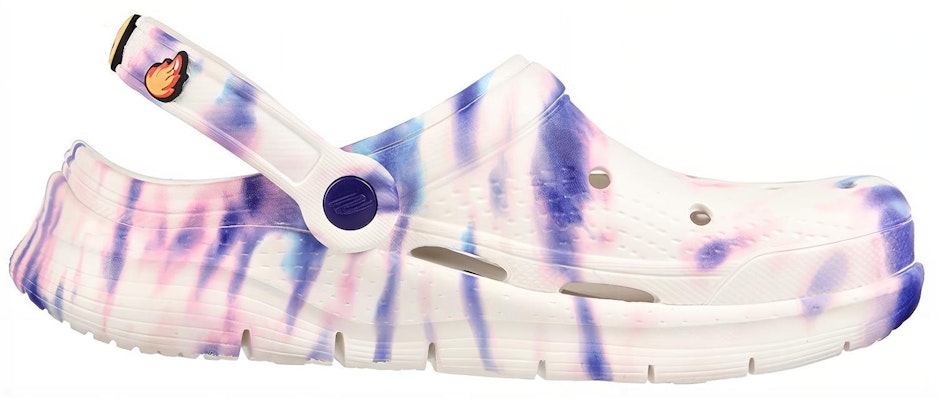 (Women) Skechers Foamies Arch Fit 'Hippie Mania White Purple' 111384-WPUR Order (Women) Skechers Foamies Arch Fit 'Hippie Mania White Purple' 111384-WPUR