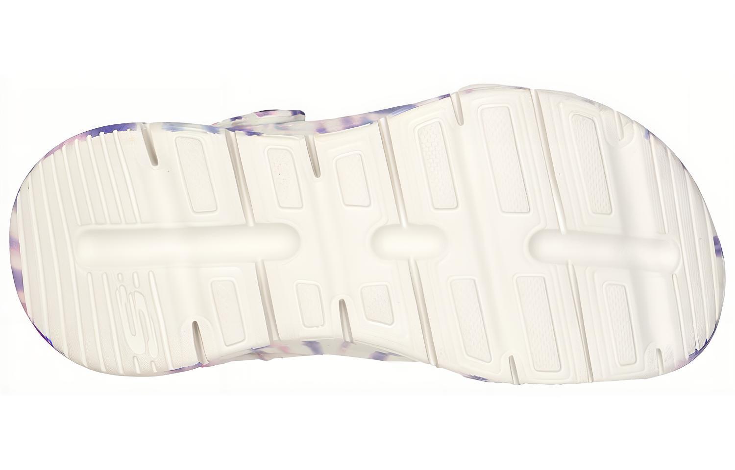 Shop Skechers Foamies: Arch Fit-Hippie Mania 時尚休閒涼鞋 女款 白紫