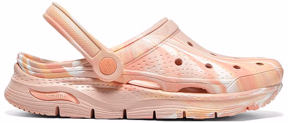 (Women) Skechers Foamies Arch Fit 'Pink Marble' 111403-PCH Order (Women) Skechers Foamies Arch Fit 'Pink Marble' 111403-PCH
