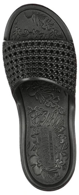 Skechers Foamies Arch Fit Ascend-Darling 運動休閒拖鞋 女款 全黑色 Shop Skechers Foamies Arch Fit Ascend-Darling 運動休閒拖鞋 女款 全黑色