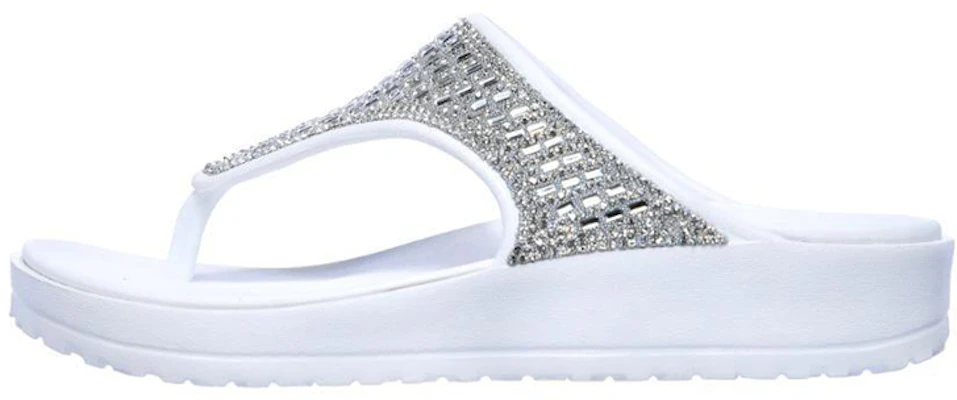 (Women) Skechers Foamies Cali Breeze 2.0 'White' 111059-WHT Buy (Women) Skechers Foamies Cali Breeze 2.0 'White' 111059-WHT