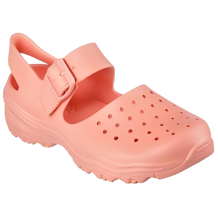 Lookbook (W) Skechers Foamies Classic Platform Clog 'Coral Pink' Warna Pink Coral 111247-CRL