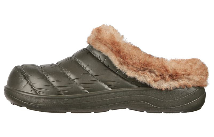 (Women) Skechers Foamies Cozy Camper-Restful Slipper 'Olive Green' 111355-OLV