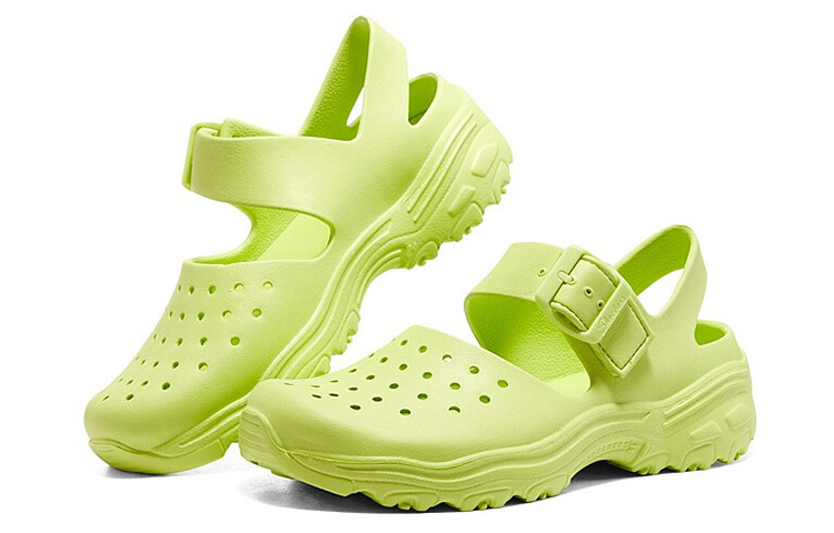 Lookbook (W) Skechers Foamies D''Lites 2.0 Kool Girls ''Lime'' Schoenen. 111247-LIME