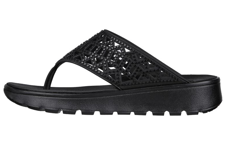 (Women) Skechers Foamies Footsteps 'She's Cute All Black' 111096-BBK