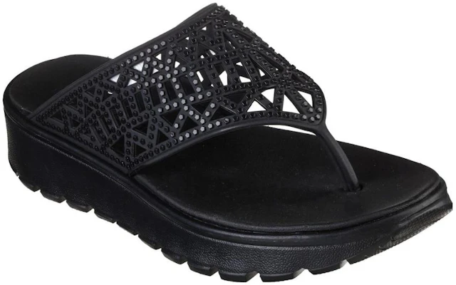 (W) Skechers Foamies Footsteps 'Ella es Linda Todo Negro'. 111096-BBK Lookbook (W) Skechers Foamies Footsteps 'Ella es Linda Todo Negro'. 111096-BBK