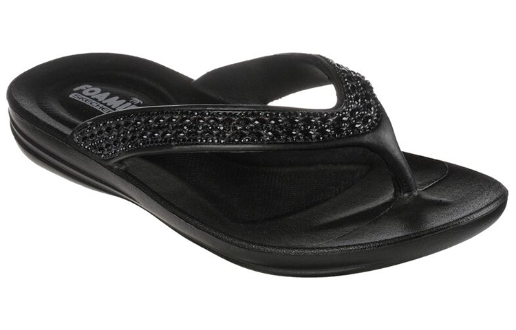 Lookbook (Women) Skechers Foamies Glitzy 'Black' 111224-BBK