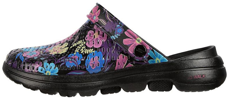 (W) 斯凯奇 Foamies Go Walk 黑紫蓝 111286-BKMT Buy (W) 斯凯奇 Foamies Go Walk 黑紫蓝 111286-BKMT