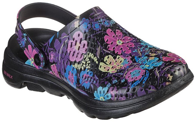 (W) 斯凯奇 Foamies Go Walk 黑紫蓝 111286-BKMT Lookbook (W) 斯凯奇 Foamies Go Walk 黑紫蓝 111286-BKMT