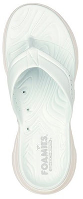 (Women) Skechers Foamies Go Walk White Blue 'Comfort Thong Sport Slide' 111289-MNT Lookbook (Women) Skechers Foamies Go Walk White Blue 'Comfort Thong Sport Slide' 111289-MNT