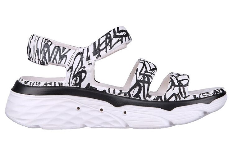 Order (Women) Skechers Foamies Max Cushioning 'About Love Black and White' 111323-WBK