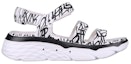 Order (W) Skechers Foamies Max Cushioning 'Tentang Cinta Hitam dan Putih' 111323-WBK