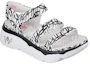 Lookbook (Women) Skechers Foamies Max Cushioning 'About Love Black and White' 111323-WBK
