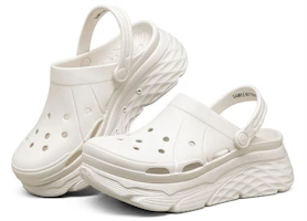Purchase Skechers Max Cushioning 泡泡鞋 休閒洞洞涼鞋 女款 白色