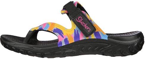 (Women) Skechers Foamies Reggae-Artsy 'Black Multi' 111171-BKMT (Women) Skechers Foamies Reggae-Artsy 'Black Multi' 111171-BKMT