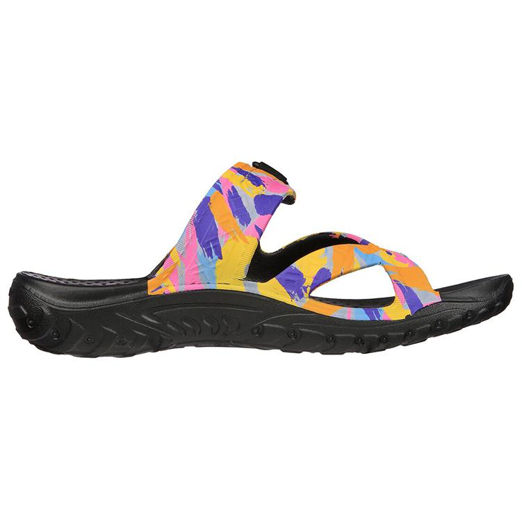 Order (Women) Skechers Foamies Reggae-Artsy 'Black Multi' 111171-BKMT