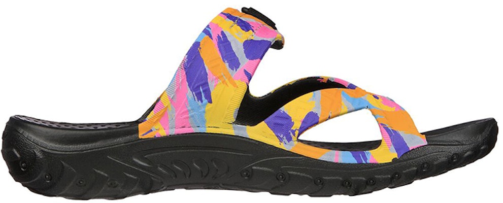 (W) Skechers Foamies Reggae-Artsy 'Negro Multicolor' 111171-BKMT Order (W) Skechers Foamies Reggae-Artsy 'Negro Multicolor' 111171-BKMT