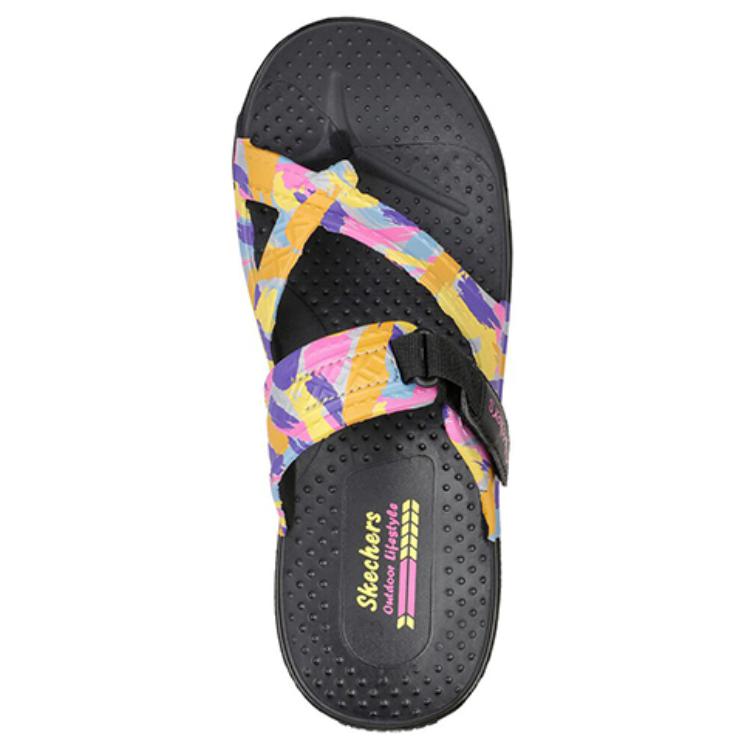 Shop (Women) Skechers Foamies Reggae-Artsy 'Black Multi' 111171-BKMT