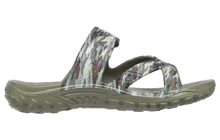 Order (Women) Skechers Foamies Reggae-Ditzy Bloom 'Olive' 111157-OLMT