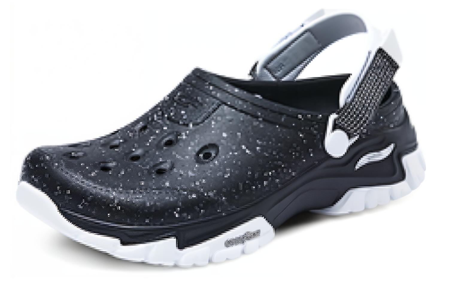 Lookbook (W) Skechers Foamies Sandal 'Hitam Putih' 111444-BKW