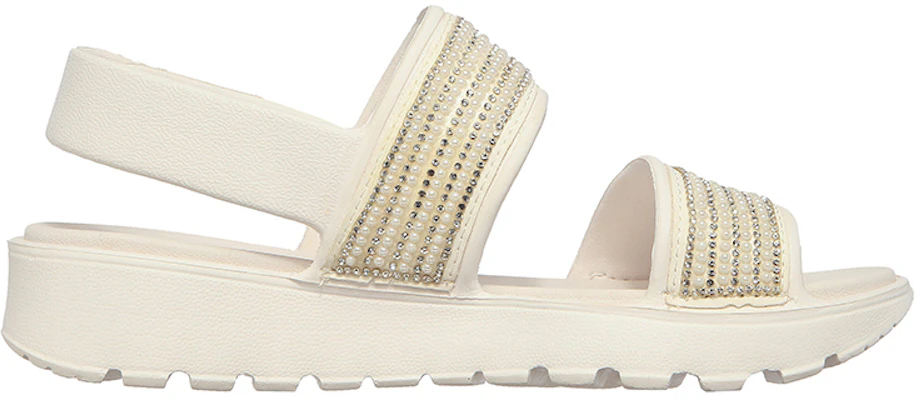 Skechers Footsteps 輕質休閒涼鞋 女款 白色 Order Skechers Footsteps 輕質休閒涼鞋 女款 白色