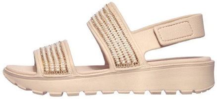 (Women) Skechers Footsteps 'Lightweight Pink Casual Sandals' 111099-BLSH (Women) Skechers Footsteps 'Lightweight Pink Casual Sandals' 111099-BLSH