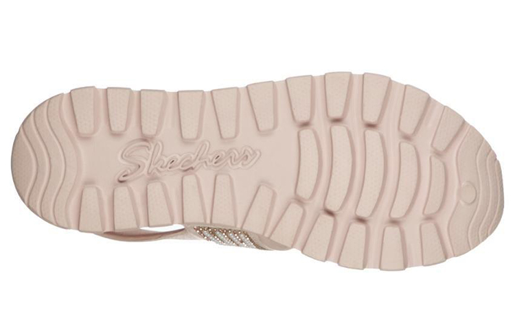 Shop (W) Skechers Footsteps 'Sandal Kasual Ringan Pink' 111099-BLSH