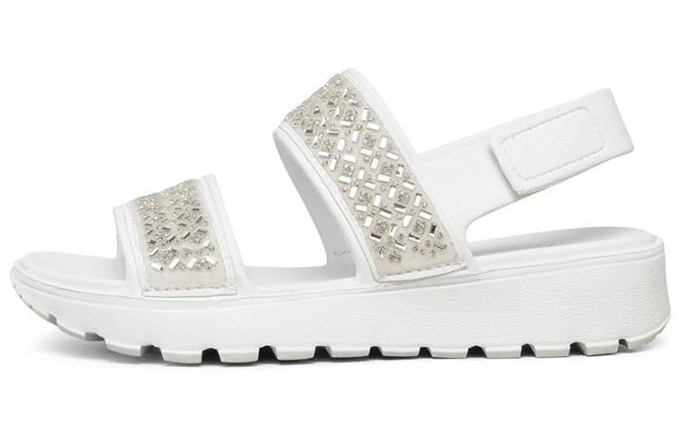 (Women) Skechers Footsteps 'White Casual Sandals' 111065-WHT