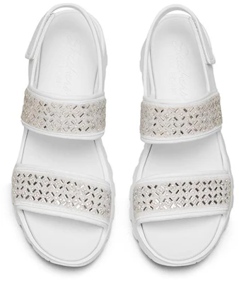 (W) Skechers Footsteps '白色休闲凉鞋' 111065-WHT Shop (W) Skechers Footsteps '白色休闲凉鞋' 111065-WHT