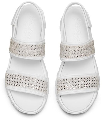 (W) Skechers Footsteps 'Sandal Kasual Putih' 111065-WHT Shop (W) Skechers Footsteps 'Sandal Kasual Putih' 111065-WHT