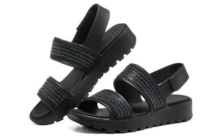 Lookbook (W) Skechers Footsteps Hoe Extra ''Zwart'' 111099-BBK