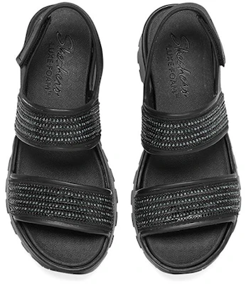 (W) Skechers Footsteps Hoe Extra ''Zwart'' 111099-BBK Shop (W) Skechers Footsteps Hoe Extra ''Zwart'' 111099-BBK