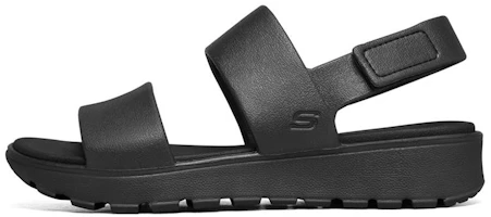 (Women) Skechers Footsteps Sandals Black 111054-BBK (Women) Skechers Footsteps Sandals Black 111054-BBK