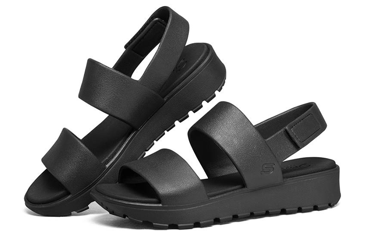 Lookbook (W) Skechers Footsteps Sandal Hitam 111054-BBK