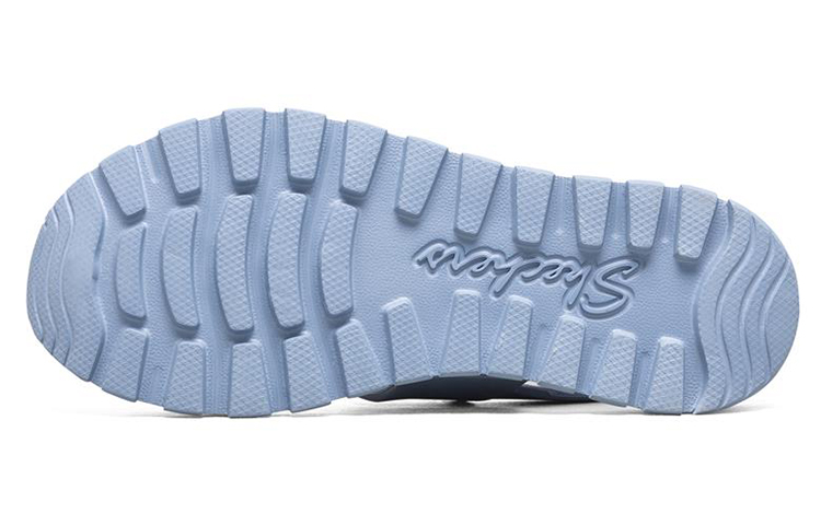 Shop (W) Skechers Footsteps Sandal Biru 111054-LTBL