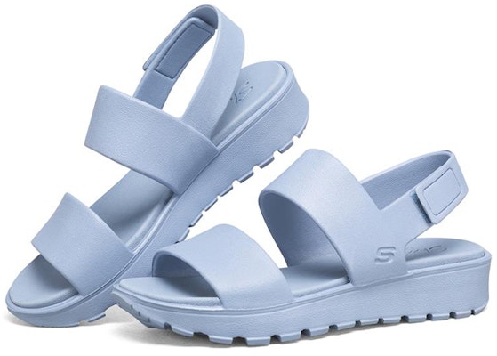 (Women) Skechers Footsteps Sandals Blue 111054-LTBL Lookbook (Women) Skechers Footsteps Sandals Blue 111054-LTBL