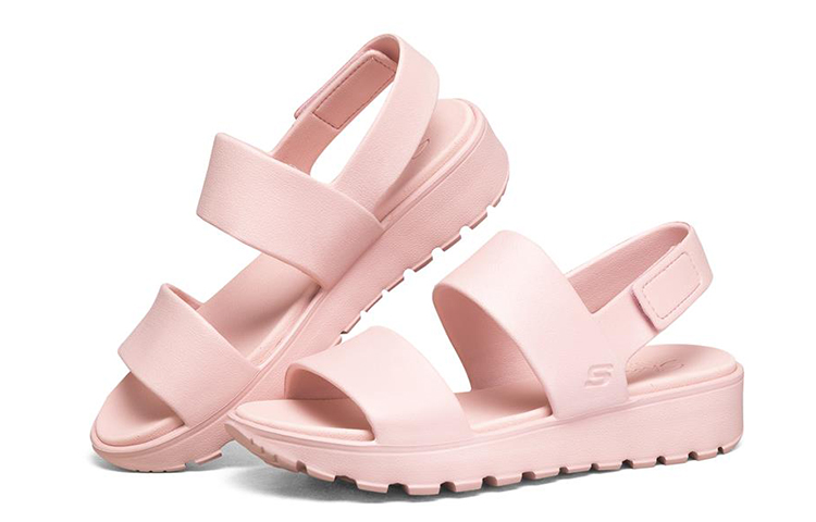 Lookbook (W) 斯凯奇粉色Footsteps凉鞋 111054-BLSH