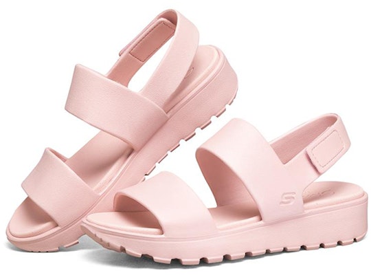 (W) Skechers Footsteps Sandal Merah Jambu 111054-BLSH Lookbook (W) Skechers Footsteps Sandal Merah Jambu 111054-BLSH