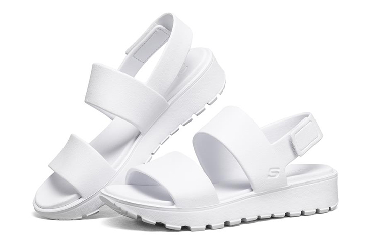 Lookbook (W) Sandalias Skechers Footsteps Blancas 111054-WHT