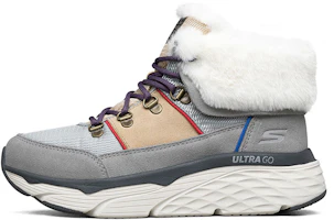 (Women) Skechers Fur-Lined Winter Boots 'Grey White' 144352-GRY (Women) Skechers Fur-Lined Winter Boots 'Grey White' 144352-GRY