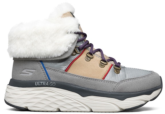 (Women) Skechers Fur-Lined Winter Boots 'Grey White' 144352-GRY Lookbook (Women) Skechers Fur-Lined Winter Boots 'Grey White' 144352-GRY