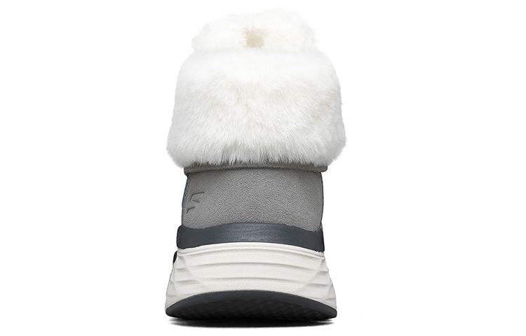 Shop (Women) Skechers Fur-Lined Winter Boots 'Grey White' 144352-GRY