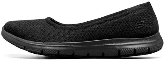 (Women) Skechers Ghenter Slip On 'Black' 77247-BLK (Women) Skechers Ghenter Slip On 'Black' 77247-BLK
