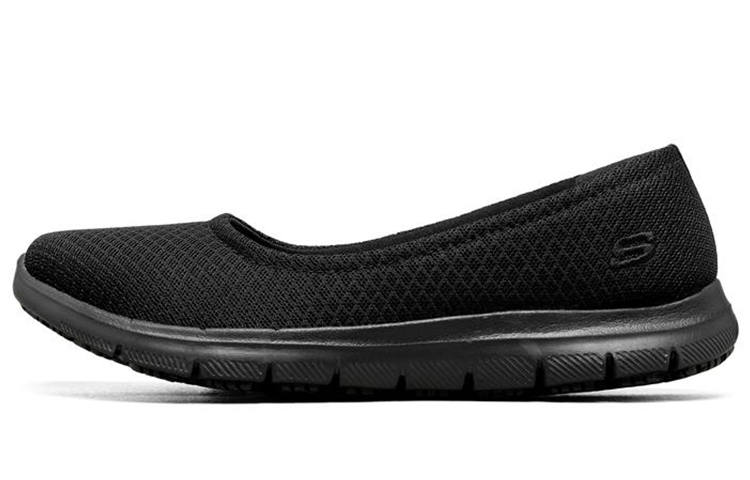 (Women) Skechers Ghenter Slip On 'Black' 77247-BLK