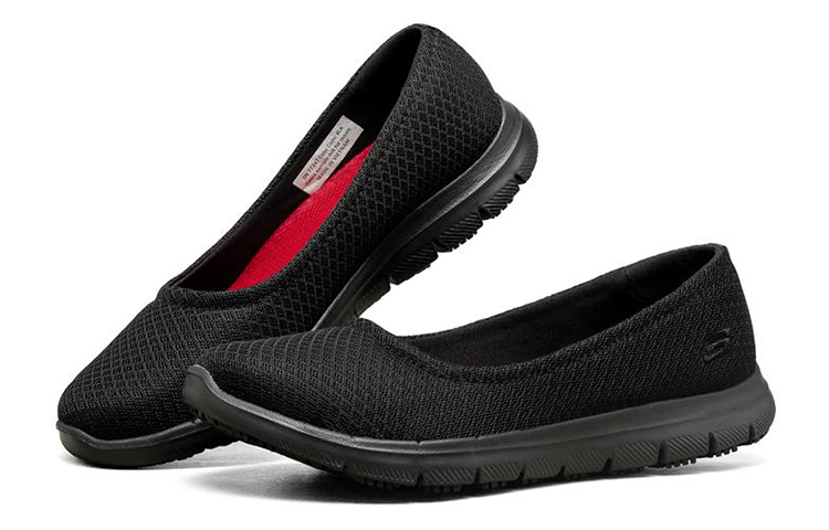 Lookbook (Women) Skechers Ghenter Slip On 'Black' 77247-BLK