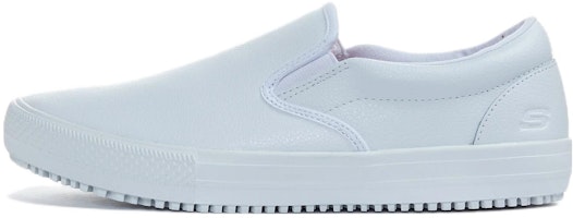 (Women) Skechers Gibson-Brogna 'White Canvas Low-Top' 76559-WHT (Women) Skechers Gibson-Brogna 'White Canvas Low-Top' 76559-WHT