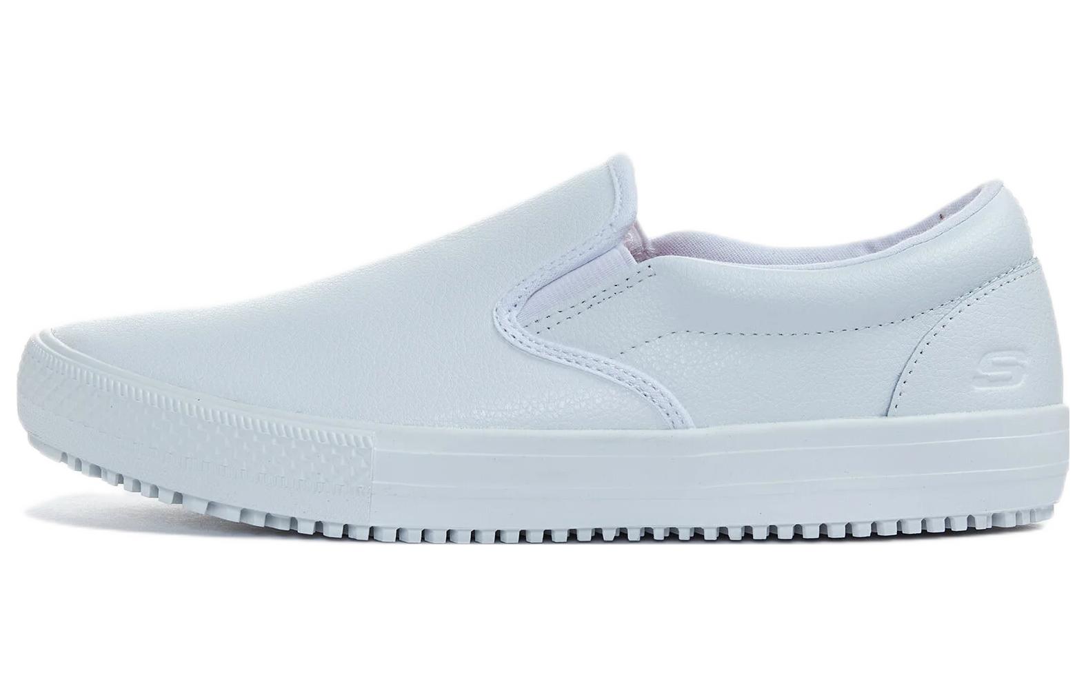 (Women) Skechers Gibson-Brogna 'White Canvas Low-Top' 76559-WHT