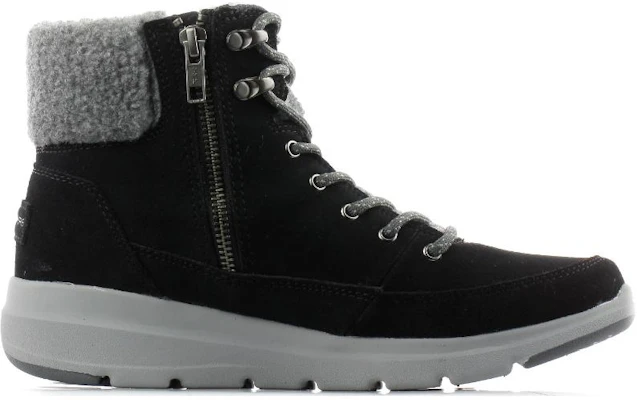(Women) Skechers Glacial Ultra 'Black' 16677-BKGY Order (Women) Skechers Glacial Ultra 'Black' 16677-BKGY