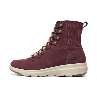 (W) Skechers Glacial Ultra 'Burgundy'