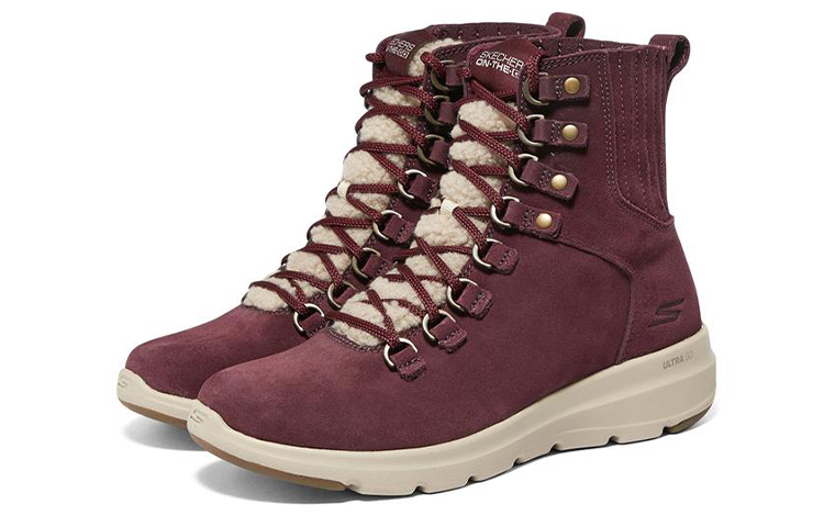 Lookbook (Women) Skechers Glacial Ultra 'Burgundy' 144151-BURG